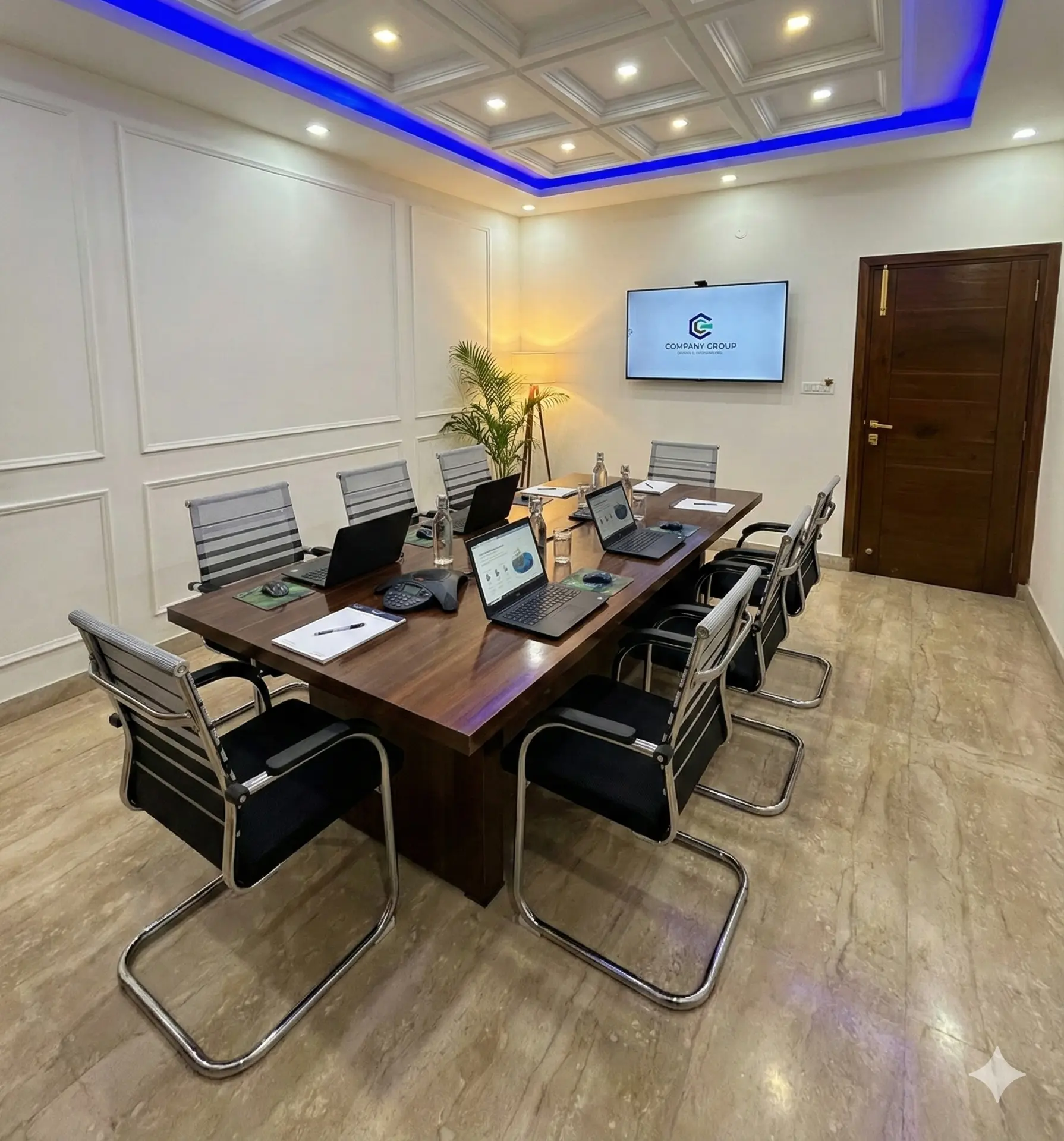 Modern data entry workspace at Trident Services Delhi office